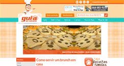 Desktop Screenshot of guiadaculinaria.com.br